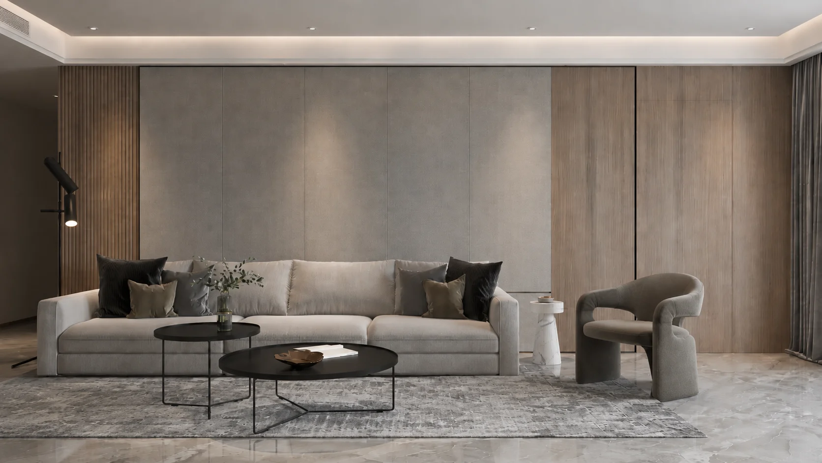 Aventura Stone & Light Residence - Residential interior design project by Adi Asher