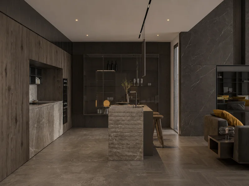 Dark & Dramatic Kitchen Remodel - Image 1